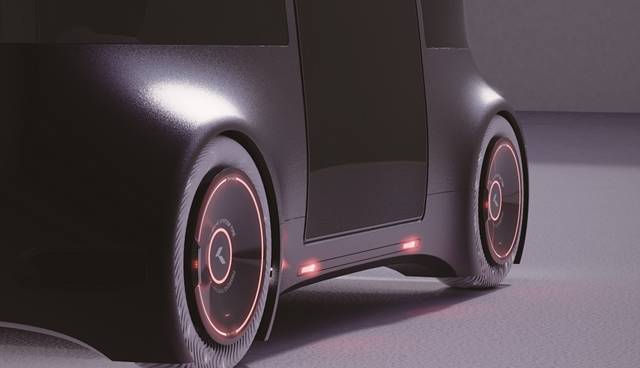 금호타이어가 독일 'iF 디자인 어워드 2022'에서 운송기기부문 본상을 받았다. 사진은 수상작인 'Fin-Sread'. /금호타이어 제공