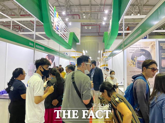 지난 2일부터 5일까지 베트남 호치민시 SECC 전시장에서 ‘2022 충청권 중소벤처기업 박람회’ / 대전시 제공