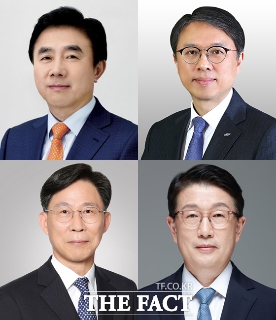 삼성 금융계열사 CEO 중 올해 상반기 보수를 가장 많이 받은 인물은 장석훈 삼성증권 대표이사인 것으로 나타났다. 사진은 (왼쪽 위부터 시계방향으로) 전영묵 삼성생명 대표이사, 김대환 삼성카드 대표이사, 장석훈 삼성증권 대표이사, 홍원학 삼성화재 대표이사. /더팩트 DB 