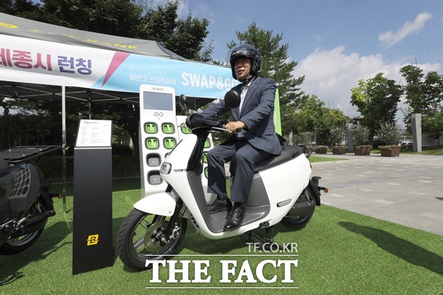 세종시가 2024년까지 배달용 이륜차를 전기 이륜차로 전환한다. / 세종시 제공