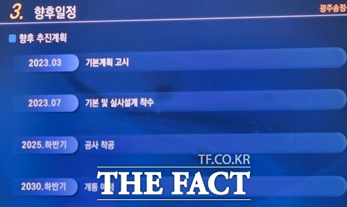 경전선 신설 사업의 향후 일정. /국토부