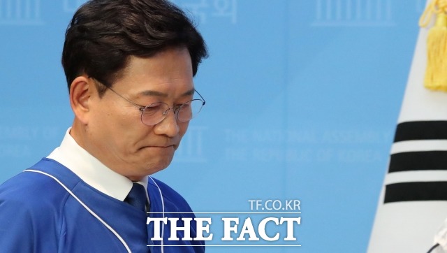 민주당은 23일 송영길(사진) 전 대표가 탈당 의사를 밝힌 것에 대해 