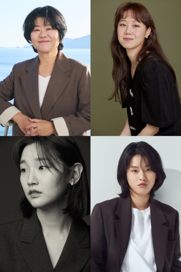 배우 이정은 공효진 이연 박소담(왼쪽 위부터 시계방향)이 출연한 영화 '경주기행'이 크랭크업 소식을 전했다. /각 소속사