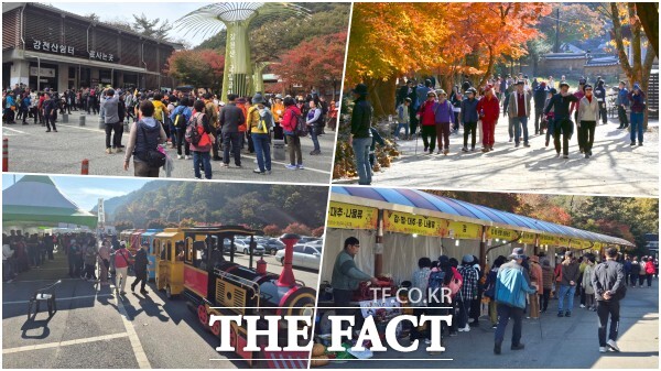 순창군 강천산군립공원이 올해 역대 최다 방문객을 기록했다. /순창군