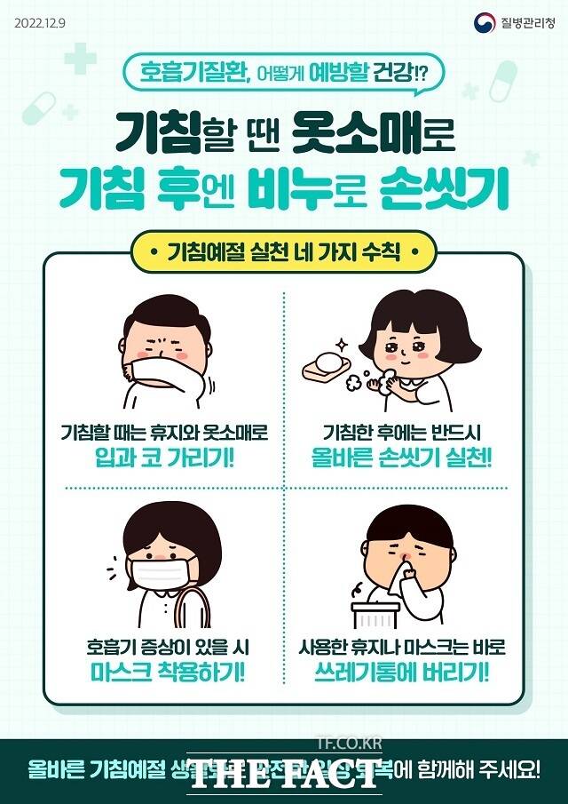 전주시보건소 기침예절 홍보 포스터. /전주시보건소