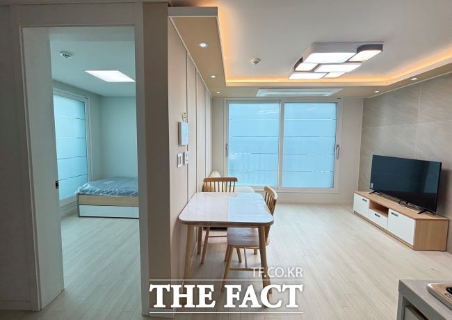 광명시는 이번 폭설에 발생한 이재민에게 ‘안전주택’을 임시주거 공간으로 제공했다. 사진은 안전주택 내부 모습./광명시