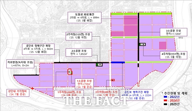 진주상평산단기반시설 계획./진주시