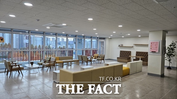 대전체육고등학교 휴게공간./대전시교육청