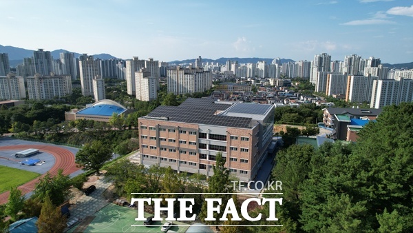 대전체육고등학교 전경./대전시교육청