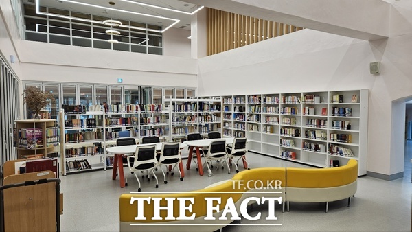 대전체육고등학교 책아람 도서관 내부./대전시교육청