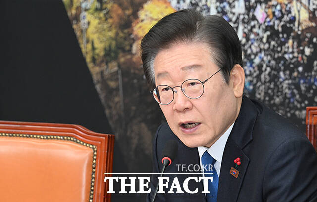 이재명 더불어민주당 대표가 12일 