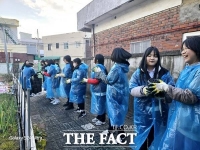  한밭여중, 이웃 위한 연탄배달 봉사 활동