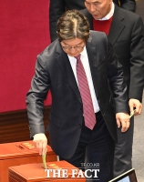  투표하는 권성동 원내대표 [포토]