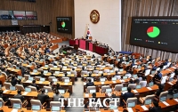  네 번째 '김건희 특검법' 국회 본회의 통과...반대 85명 [TF사진관]