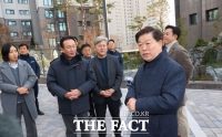  박승원 광명시장, 재개발 트리우스광명 준공 현장 품질점검