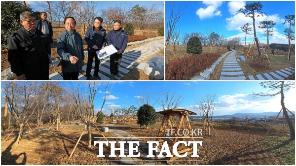 임실군이 산림청 기후대응기금 사업비 9억 원으로 관촌면 사선대 일원에 대규모 숲을 조성했다. /임실군