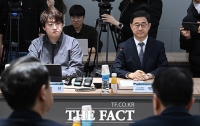  박형욱-박단, 국회 교육위-복지위 만나 '2025년 의대 모집 중단 촉구' [TF사진관]