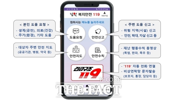 남원 복지안전 119 앱. /남원시