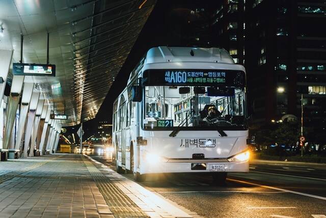 새벽동행 자율주행 버스에는 첨단 기술을 약자와 민생을 위해 사용해야 한다는 오세훈 시장의 시정 철학이 담겼다. /서울시