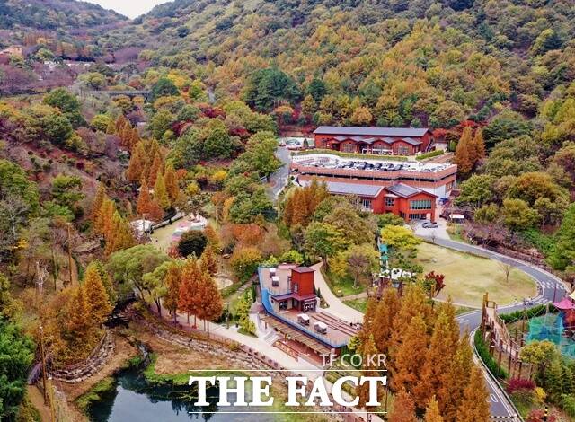 산림청 주관 ‘2024년 목재이용 활성화 분야’ 우수기관으로 선정된 월아산 우드랜드전경/진주시