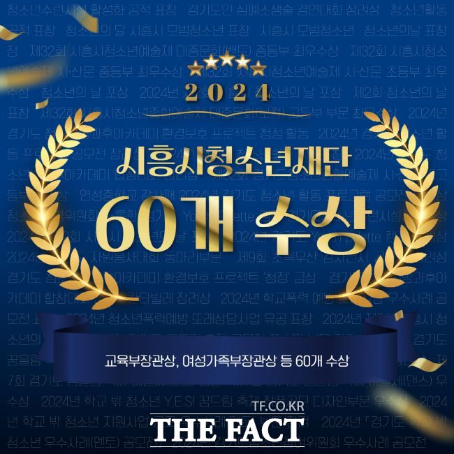 시흥시청소년재단은 올해 교육부장관상 등 60개 상을 수상했다./시흥시청소년재단