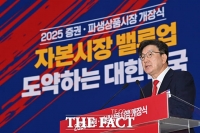  2025 증권·파생상품시장 개장식 축사하는 권성동 원내대표 [포토]