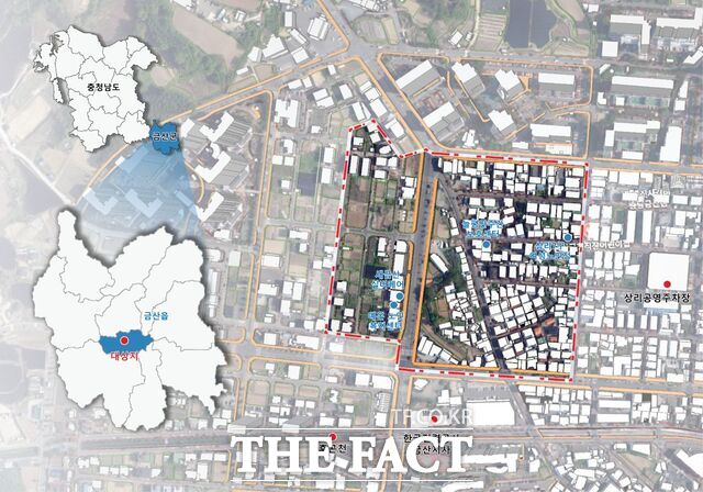금산군은 오는 2029년까지 470억 원을 투입해 상리지구 뉴빌리지 사업에 나선다. /금산군