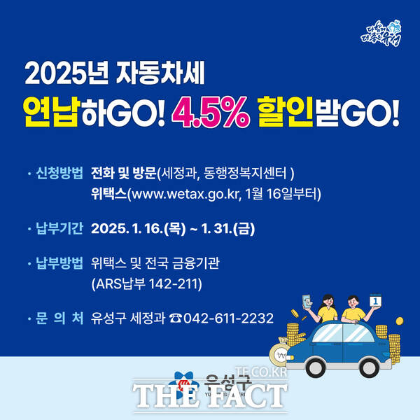 2025년 자동차세 연납부 신청 할인 납부기간에 대해 알아봅시다. 2