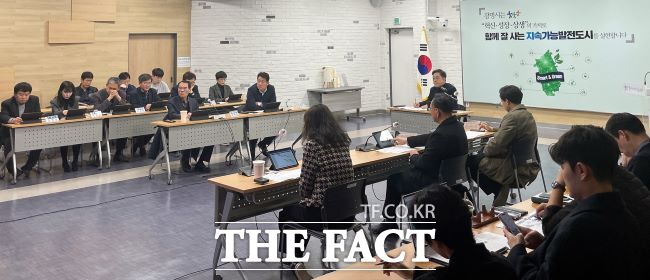 디지털 트윈 기반 자가통신망 안전관리 체계 구축 사업 최종보고회 모습 /광명시