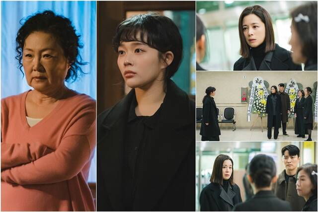 배우 김해숙(맨 왼쪽)이 KBS2 수목드라마 수상한 그녀 10회에서 정지소에게 서운한 마음을 드러낸다. /KBS