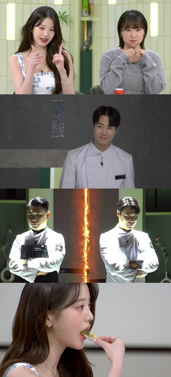 그룹 IVE 멤버 장원영(맨 위 왼쪽)과 방송인 이은지가 JTBC 예능프로그램 냉장고를 부탁해 5회 게스트로 나선다. /JTBC