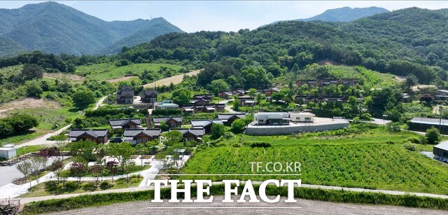 금산군 아토피자연치유마을 전경. /금산군
