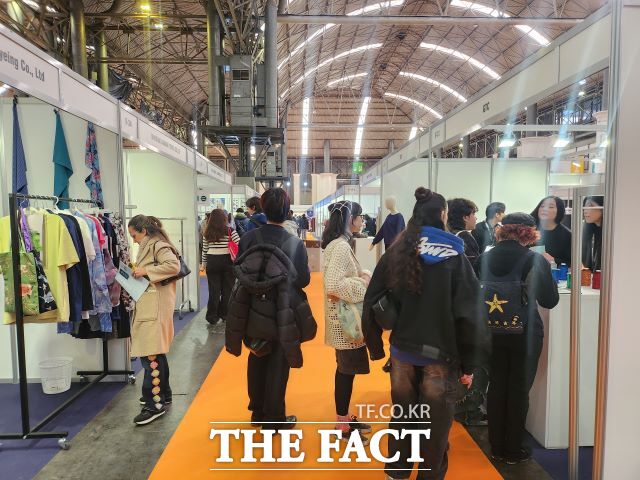 스페인 바르셀로나에서 열린 Textile Expo(섬유산업 전시회) GTC관./경과원