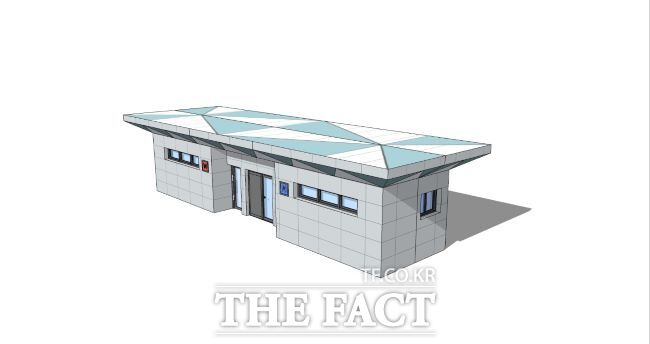 수원시 농수산물도매시장 신축 화장실 조감도/수원시