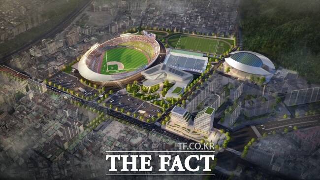 성남시 야구전용구장 조감도 /성남시