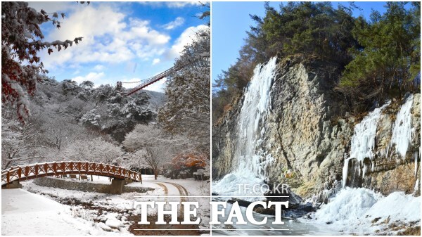 순창 강천산군립공원의 설경 /순창군