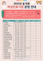  서산시, 2025년 설 연휴 기간 응급진료체계 운영