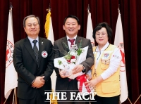  서철모 대전 서구청장, 대한적십자사 감사패 받아