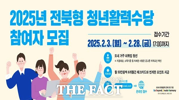2025년 전북형 청년활력수당 참여자 모집 안내문. /남원시