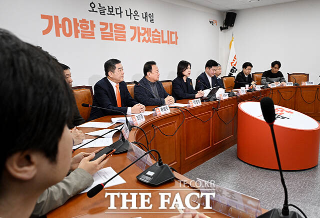 천하람 원내대표와 이주영 정책위의장 등 불참.