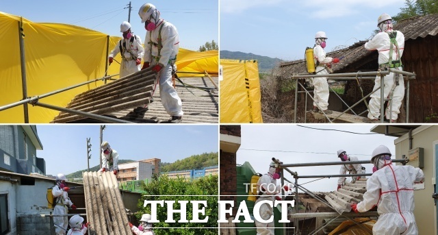 장성군이 올해 ‘슬레이트 처리 지원 사업’ 신청을 받는다./장성군