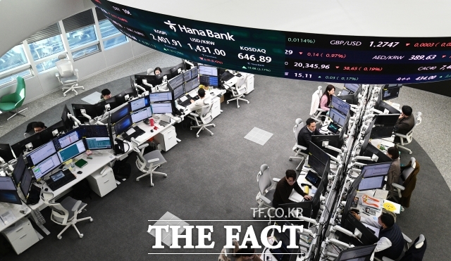 3일 코스피는 1.93% 내린 2468.74에 출발해 장 초반 낙폭을 2%대까지 확대하고 있다. 사진은 기사 내용과 무관함. /서예원 기자