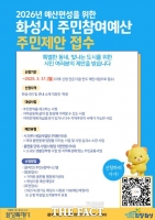  화성시, 주민참여예산 주민제안 접수