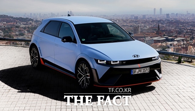 현대차그룹은 영국 자동차 전문매체의 차급별 최고 모델 시상식 2025 왓 카 어워즈(2025 What Car Awards)에서 7관왕을 차지했다고 4일 밝혔다. 아이오닉 5N. /현대자동차그룹