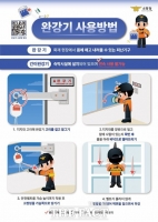  천안동남소방서, 화재 시 안전한 대피 위한 완강기 사용법 홍보