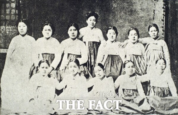 이화학당 시절 유관순 열사의 모습 /독립기념관