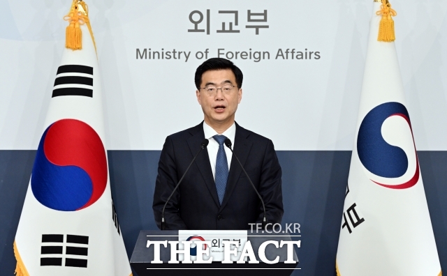 이재웅 외교부 대변인은 6일 정례브리핑에서 딥시크 차단과 관련한 후속 조치를 묻는 질의에 관련 부처에서 전반적인 보안을 검토하는 가운데 외교부 차원에서 필요한 예방 조치를 취했다고 말했다. /임영무 기자