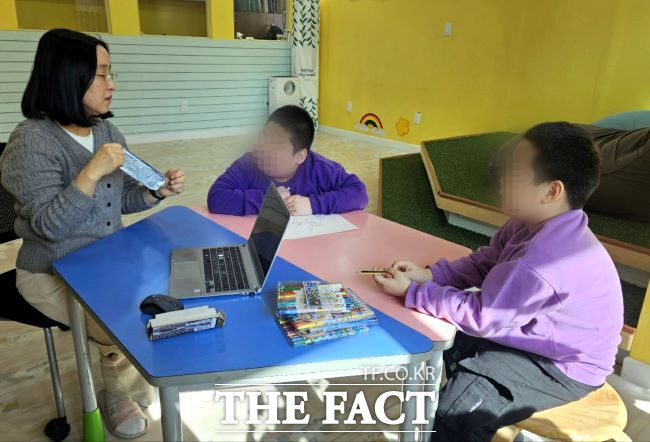 지난해 느린학습자 지원 프로그램 운영 모습./과천시 장애인복지관