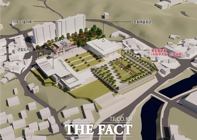 학천지구 복합문화광장 조감도 /진안군