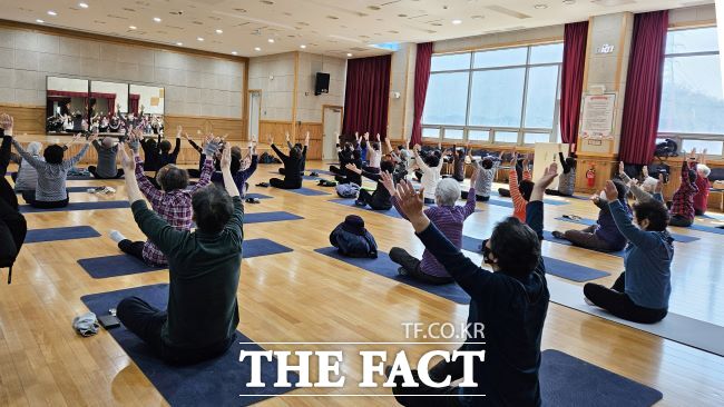 노인건강교실 운영 모습 /과천시 보건소